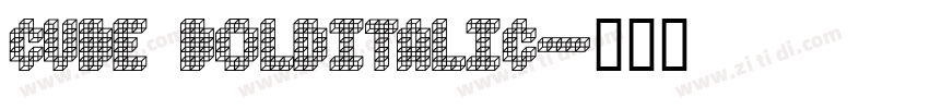 Cube BoldItalic字体转换